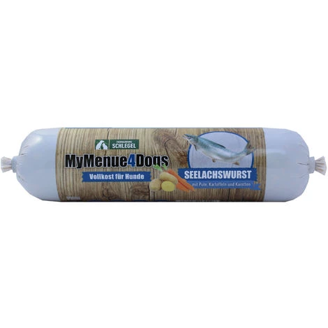 TIERNAHRUNG SCHLEGEL MyMenue4Dogs Hundefutter Seelachswurst - 75 G 1 TIERNAHRUNG SCHLEGEL MyMenue4Dogs Hundefutter Seelachswurst - 75 G