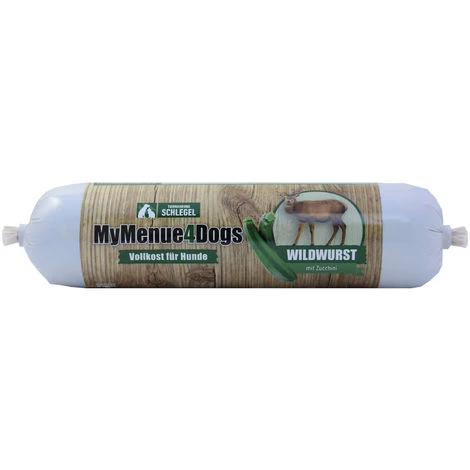 TIERNAHRUNG SCHLEGEL MyMenue4Dogs Hundefutter Wildwurst - 75 G 1 TIERNAHRUNG SCHLEGEL MyMenue4Dogs Hundefutter Wildwurst - 75 G
