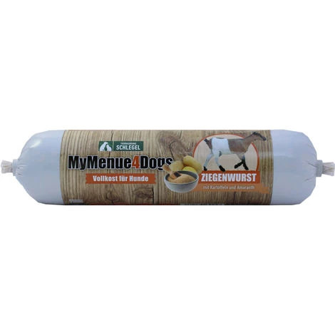 TIERNAHRUNG SCHLEGEL MyMenue4Dogs Hundefutter Ziegenwurst - 75 G 1 TIERNAHRUNG SCHLEGEL MyMenue4Dogs Hundefutter Ziegenwurst - 75 G