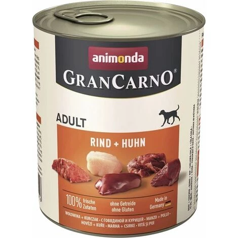Animonda GranCarno Adult Rind + Huhn 800 G Hundefutter Nassfutter 1 Animonda GranCarno Adult Rind + Huhn 800 G Hundefutter Nassfutter