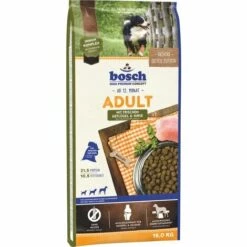 BOSCH PETFOOD CONCEPT Bosch Adult Geflügel & Hirse 15 Kg Hundefutter Trockenfutter