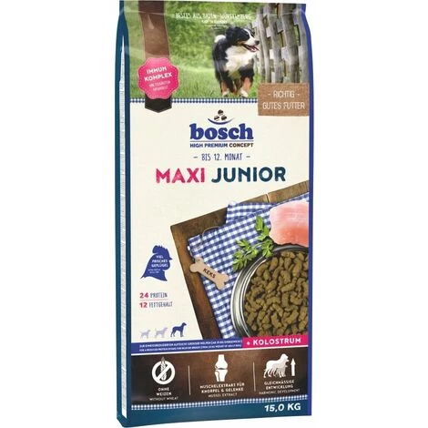 BOSCH PETFOOD CONCEPT Bosch Maxi Junior 15 Kg Hundefutter Trockenfutter 1 BOSCH PETFOOD CONCEPT Bosch Maxi Junior 15 Kg Hundefutter Trockenfutter