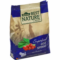 Dehner Best Nature Hundetrockenfutter Senior, Superfood, Truthahn Mit Goji Und Spinat, 4 Kg