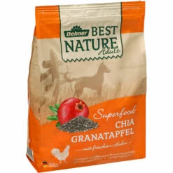 Dehner Best Nature Hundetrockenfutter Adult, Superfood, Huhn Mit Chia Und Granatapfel, 4 Kg