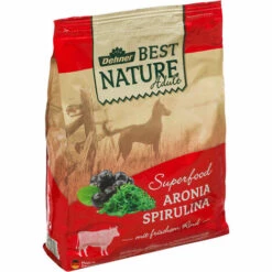 Dehner Best Nature Hundetrockenfutter Adult, Superfood, Rind Mit Aronia Und Spirulina, 4 Kg