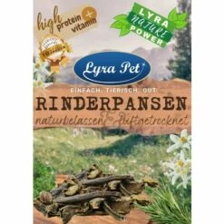 1 Kg Lyra Pet® Rinderpansen 2 - 10 Cm Naturbelassen & Luftgetrocknet