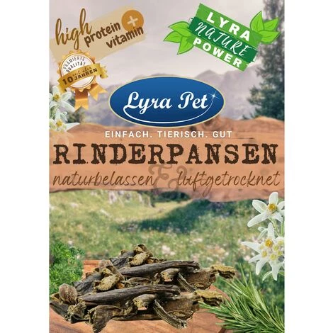 1 Kg Lyra Pet® Rinderpansen 2 - 10 Cm Naturbelassen & Luftgetrocknet 1 1 Kg Lyra Pet® Rinderpansen 2 - 10 Cm Naturbelassen & Luftgetrocknet