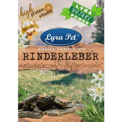 1 Kg Lyra Pet® Rinderleber Naturbelassen & Luftgetrocknet 1 1 Kg Lyra Pet® Rinderleber Naturbelassen & Luftgetrocknet