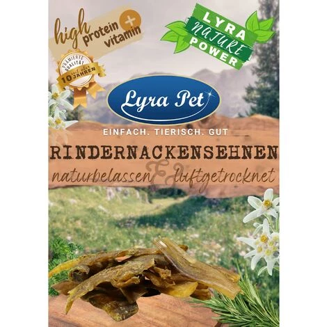 1 Kg Lyra Pet® Rindernackensehnen Naturbelassen & Luftgetrocknet 1 1 Kg Lyra Pet® Rindernackensehnen Naturbelassen & Luftgetrocknet