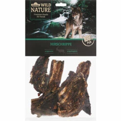 Dehner Wild Nature Hundesnack, Hirschrippe, 200 G