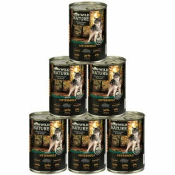 Dehner Wild Nature Hundefutter Adult, Unterholz, 6 X 400 G (2.4 Kg)