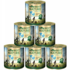 Dehner Best Nature Hundefutter Junior, Pute Und Kalb Mit Vollkornnudeln, 6 X 800 G (4.8 Kg)