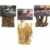 Dehner Wild Nature Hundesnack-Set Adult, Hirsch-Lungenwürfel, Kaninchenhaut Und Entenhälse, 550 G