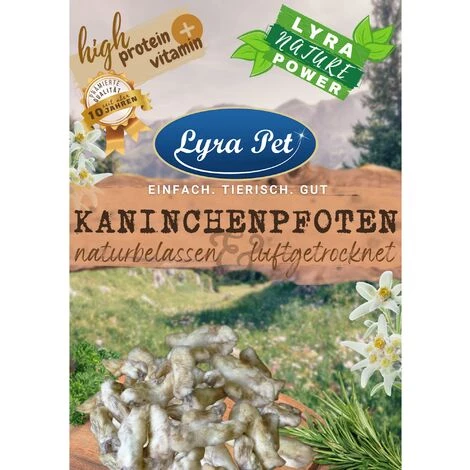 1 Kg Lyra Pet® Kaninchenpfoten Mit Fell Naturbelassen & Luftgetrocknet 1 1 Kg Lyra Pet® Kaninchenpfoten Mit Fell Naturbelassen & Luftgetrocknet