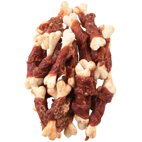 FLAMINGO PET PRODUCTS Calcium-Knochenbonbon Mit Ente. Hapki BBQ. Für Hund. 170 G. Glutenfrei. 1 FLAMINGO PET PRODUCTS Calcium-Knochenbonbon Mit Ente. Hapki BBQ. Für Hund. 170 G. Glutenfrei.