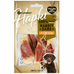 FLAMINGO PET PRODUCTS Leckere Kaninchenstreifen In Hühnerfleisch Eingewickelt. Hapki BBQ. Für Hunde. 85 G. Glutenfrei. -Hundefutter Onlineshop 52032373 3