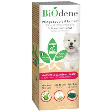 FRANCODEX Ergänzungsfuttermittel Geschmeidiges Und Glänzendes Fell 300ml Für Hunde 2 FRANCODEX Ergänzungsfuttermittel Geschmeidiges Und Glänzendes Fell 300ml Für Hunde – Bild 2
