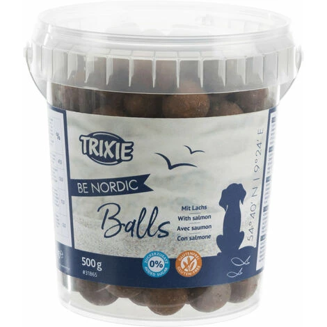 TRIXIE Lachsball-Snack Für Hunde. SEIEN SIE NORDIC . 500 G 1 TRIXIE Lachsball-Snack Für Hunde. SEIEN SIE NORDIC . 500 G