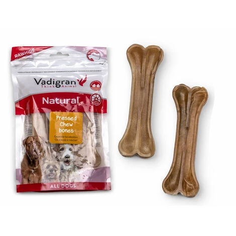 VADIGRAN Süßigkeit Natural Kauknochen Gepresst 13 Cm X 3 Stück 180 G 2 VADIGRAN Süßigkeit Natural Kauknochen Gepresst 13 Cm X 3 Stück 180 G – Bild 2