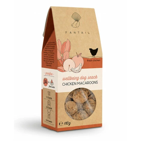 FANTAIL Getreide- Und Glutenfreies Hühner-Leckerli 110 G Für Hunde 1 FANTAIL Getreide- Und Glutenfreies Hühner-Leckerli 110 G Für Hunde