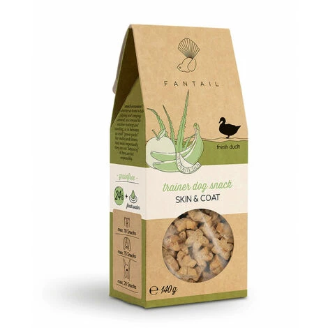 FANTAIL Getreide- Und Glutenfreies Enten-Trainingsfutter 140 G Für Hunde 1 FANTAIL Getreide- Und Glutenfreies Enten-Trainingsfutter 140 G Für Hunde
