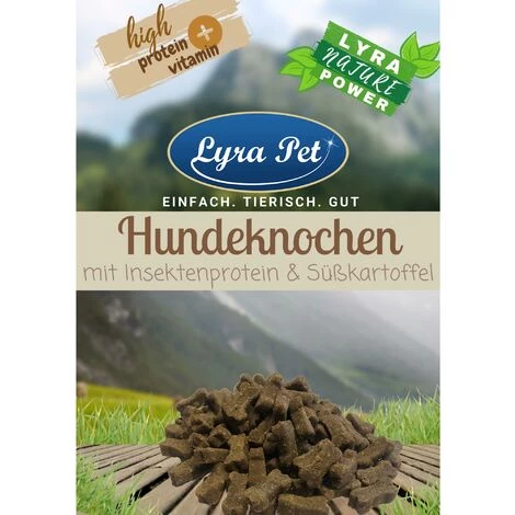250 G Lyra Pet® Hundeknochen Mit Insektenprotein & Süßkartoffel 1 250 G Lyra Pet® Hundeknochen Mit Insektenprotein & Süßkartoffel