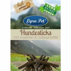 2 X 250 G Lyra Pet® Hundesticks Mit Verschiedenen Insekten & Süßkartoffel