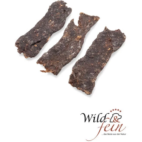 Wild & Fein Rehfleischstreifen, 100 G 1 Wild & Fein Rehfleischstreifen, 100 G