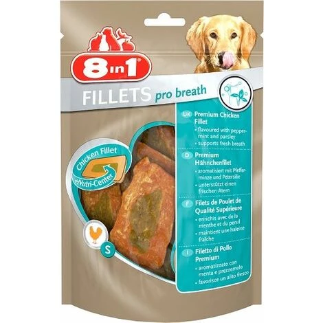 8in1 Hundesnack Fillets Pro Breath S Leckerli Kausnack Hundefutter 3 8in1 Hundesnack Fillets Pro Breath S Leckerli Kausnack Hundefutter – Bild 3