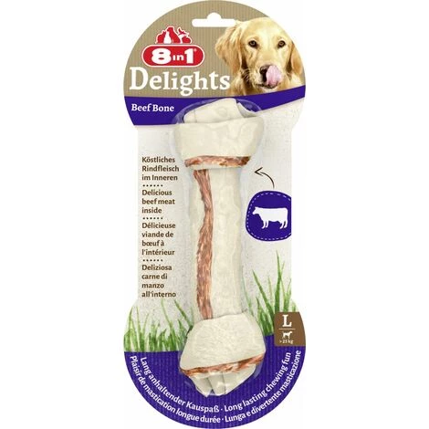 8in1 Delights Hundesnack Kauknochen Beef Leckerli Kausnack Hundefutter 1 8in1 Delights Hundesnack Kauknochen Beef Leckerli Kausnack Hundefutter
