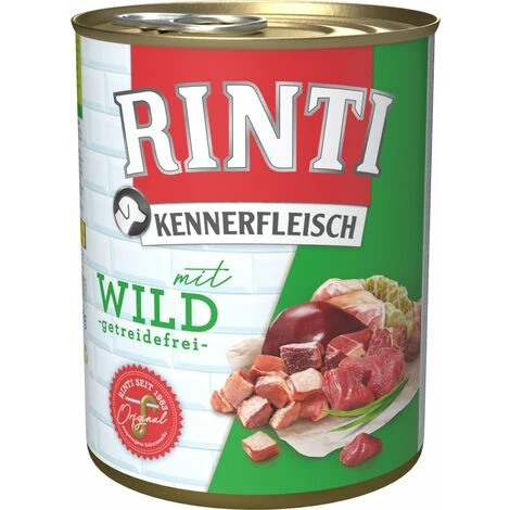 Rinti Pur Kennerfleisch Wild 800 G Hundefutter Nassfutter 1 Rinti Pur Kennerfleisch Wild 800 G Hundefutter Nassfutter