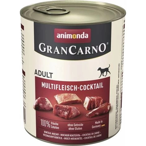 Animonda GranCarno Adult Multi-Fleischcocktail 800 G Hundefutter Nassfutter 1 Animonda GranCarno Adult Multi-Fleischcocktail 800 G Hundefutter Nassfutter