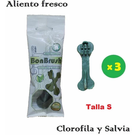 BOMBRUSH Snack Bombruh Ohne Gluten FÙr Hunde (Chlorophyll Und Salbei) - Gr_¤e S 2 BOMBRUSH Snack Bombruh Ohne Gluten FÙr Hunde (Chlorophyll Und Salbei) - Gr_¤e S – Bild 2