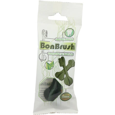 Snack Bombrush Sin Gluten FÙr Hunde (Chlorophyll Und Salbei) - Gr_¤e M 1 Snack Bombrush Sin Gluten FÙr Hunde (Chlorophyll Und Salbei) - Gr_¤e M