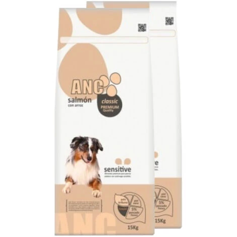 ANC Classic Empfindlicher Lachs 2 X 15 Kg, Denke Ich FÙr Hunde Mit Empfindlichem Magen 1 ANC Classic Empfindlicher Lachs 2 X 15 Kg, Denke Ich FÙr Hunde Mit Empfindlichem Magen