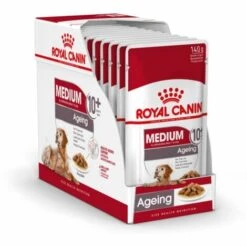Royal Canin Adult Medium Altern 10+ - Fleisch In Sauce - 10 Umschl_ge X 140 G