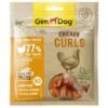 Gimdog Chickn Locken, Lyophilisierte Snacks HÙhnchen FÙr Hundesnacks - Vollkiste 6 Beutel X 55 G