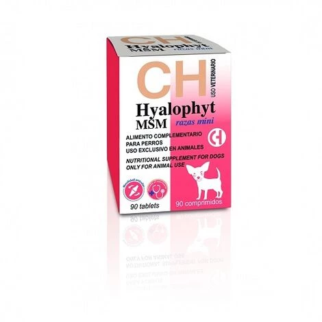CHEMICALIBRICA MSM Hyalophyt FÙr Hunde Mini -Rennen 90 Tabletten 1 CHEMICALIBRICA MSM Hyalophyt FÙr Hunde Mini -Rennen 90 Tabletten