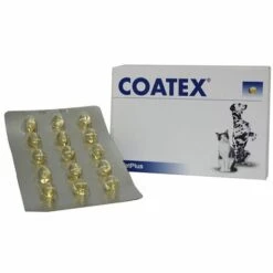 VETPLUS Coatex EFA -Nahrungserg_nzung FÙr Die Versorgung Von Hunden Und Katzen 60 Tassen