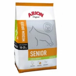 Original Arion Adult Senior Medium Rasse H_here Mittelhunde Huhn, 12 Kg