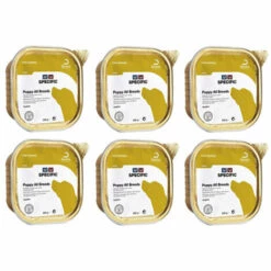 SPECIFIC Spezifische Lebensmittel HÙhle Welpen Welpen CPW, Pack 6 Tabletts X 300 G