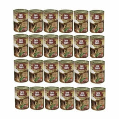 FARM NATURE Farm Natur HÙhle Essen FÙr Wildschweinhunde, Tomate Und Dill, 24 Dosen X 400 G