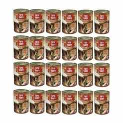 FARM NATURE Farm Natur HÙhle Essen FÙr Entenhunde Mit Aprikosen Und TrÙffel, 24 Dosen X 400 G