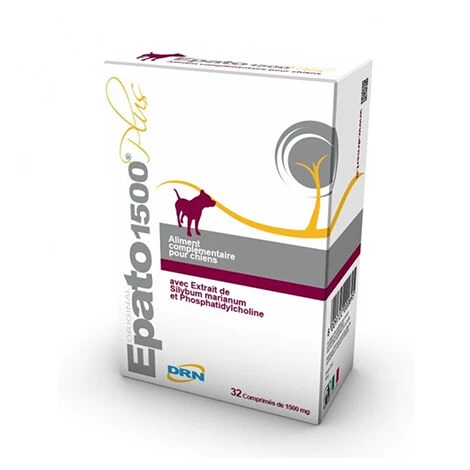 DRN EPATO Plus 1500 Hephical Protective Supplement FÙr Hunde, Box 32 Tabletten 1 DRN EPATO Plus 1500 Hephical Protective Supplement FÙr Hunde, Box 32 Tabletten