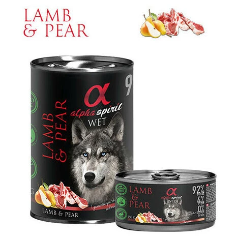 Alpha Spirit Lata Lamb Pera 12x150 Gr 1 Alpha Spirit Lata Lamb Pera 12x150 Gr