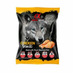 Alpha Spirit Chicken Snacks FÙr Hund 24 X 50g Packung