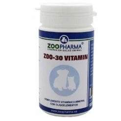 ZOOPHARMA Zoo-30 Vitamin CÑctel Vitamin Von Haustier-Vitaminen, 30 Tabletten