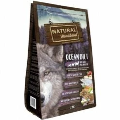NATURAL WOODLAND Naturaler -Ozean -Di_t Suh Premium Essen FÙr Hund, 2 Kg