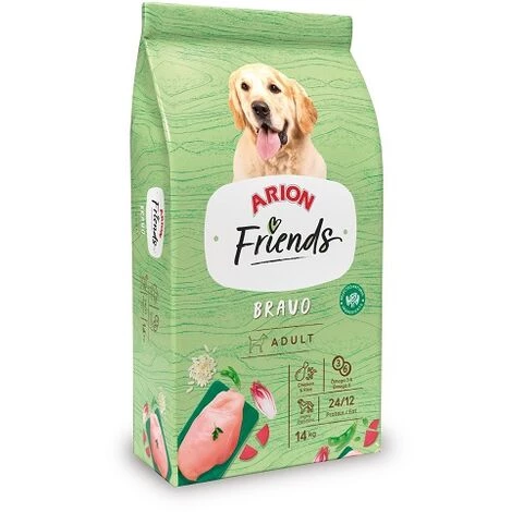 Arion Freunde Bravo Essen FÙr Erwachsene Hunde Mit HÙhnchen, 14 Kg 1 Arion Freunde Bravo Essen FÙr Erwachsene Hunde Mit HÙhnchen, 14 Kg