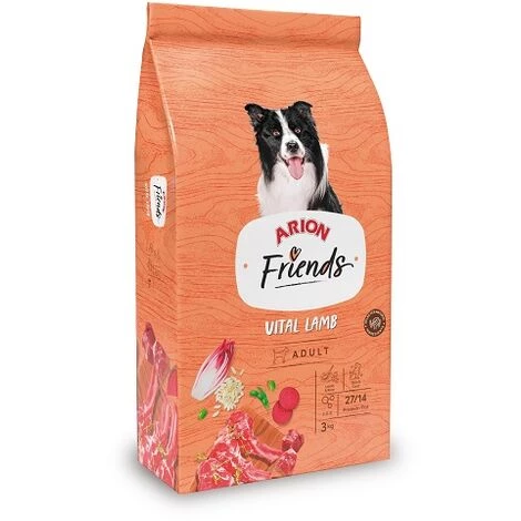 Arion Friends Vital Lamb Essen FÙr Erwachsene Hunde Mit Lamm, 3 Kg 1 Arion Friends Vital Lamb Essen FÙr Erwachsene Hunde Mit Lamm, 3 Kg